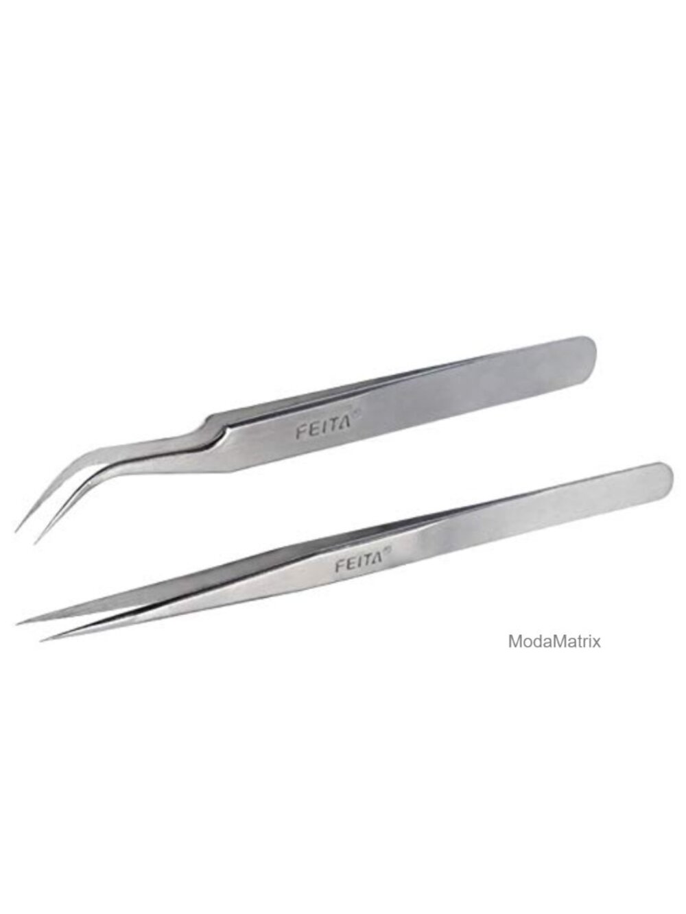 Pro Eyelash Extension Tweezers Set Straight Curved Pointy Fine Tip